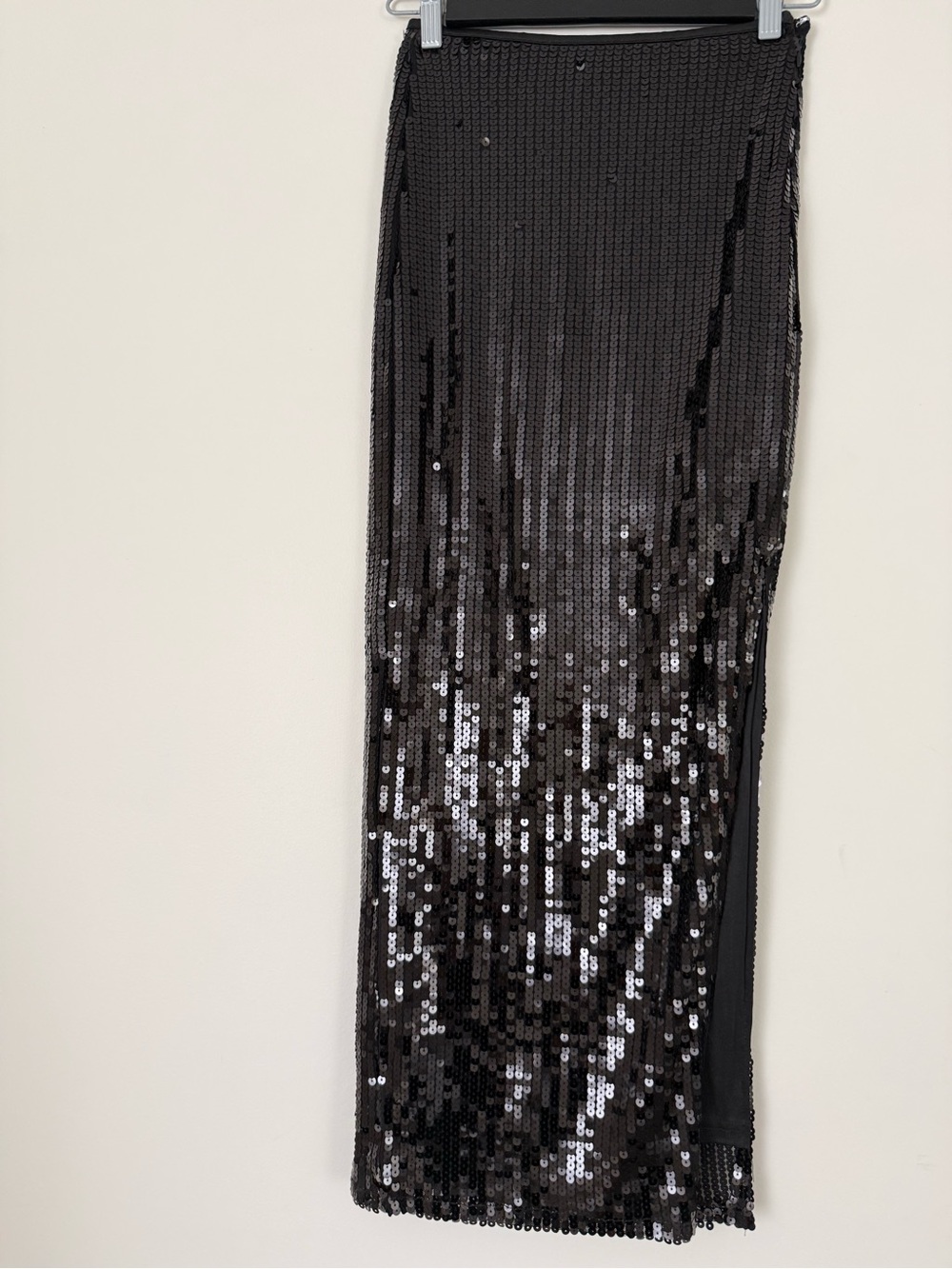 Forever 21 Black Sequin Maxi Skirt
